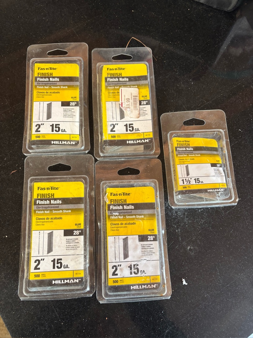 5 Finishing Nails